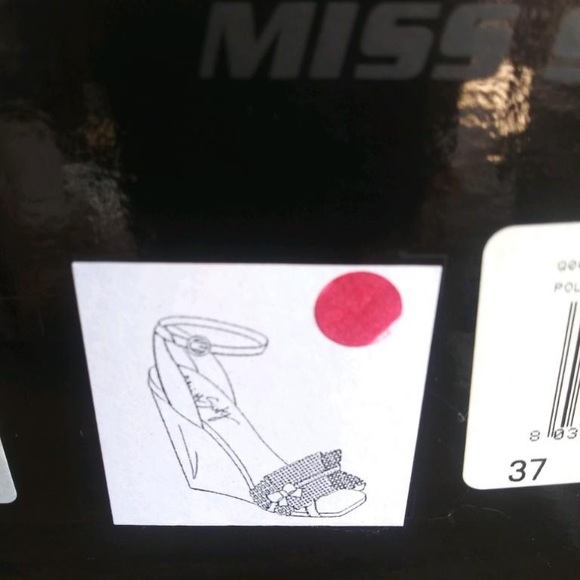 Miss Sixty platform open toe white & pink sandals. New with box in size 37. - Picture 9 of 9